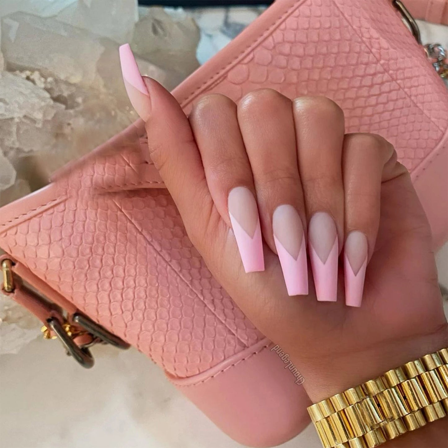 Fake nails with designs coffin artificial nails tips overhead with glue press on nail false nails set nail art tools Accessories