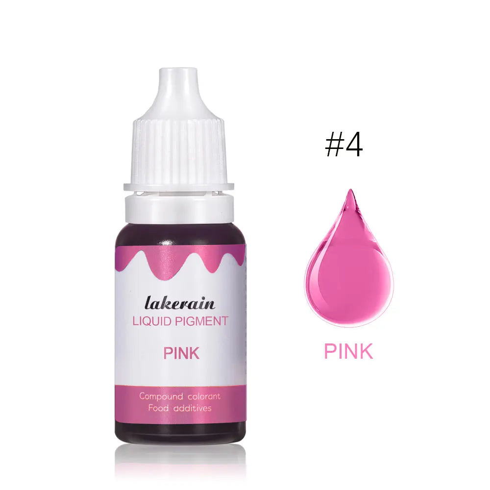 10ml Lip Gloss Liquid Pigment Flavor Essence Oil Drop for Clear Lip Gloss Base Gel Lip Glaze Odorless Moisturizing Lipgloss Base