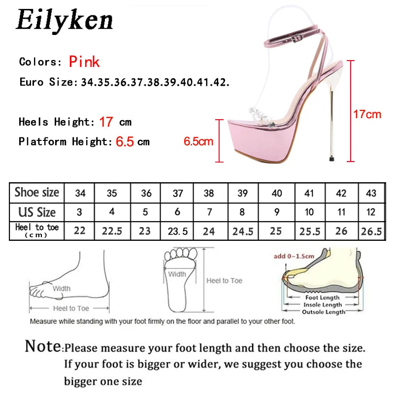 Pink Sweet Ankle Buckle Strap Women's Sandals