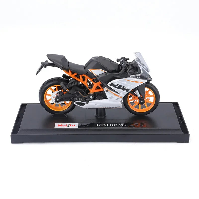 Maisto 1:18 Kakawasaki NINJA H2R KTM RC 390 YZF-R1 Naked V4 S YAMAHA MT-07 2018 Alloy Motorcycle Model Collection Gift Toy