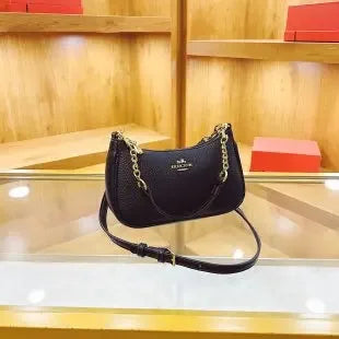 New Fashion Luxury Design Leather Hobo Shoulder Bag Women Small Clutch Handbag Purse Female Underarm Bag
