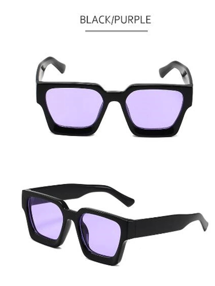 White glasses, women's and men's sunglasses, summer sunshade, windproof, and color changing glasses