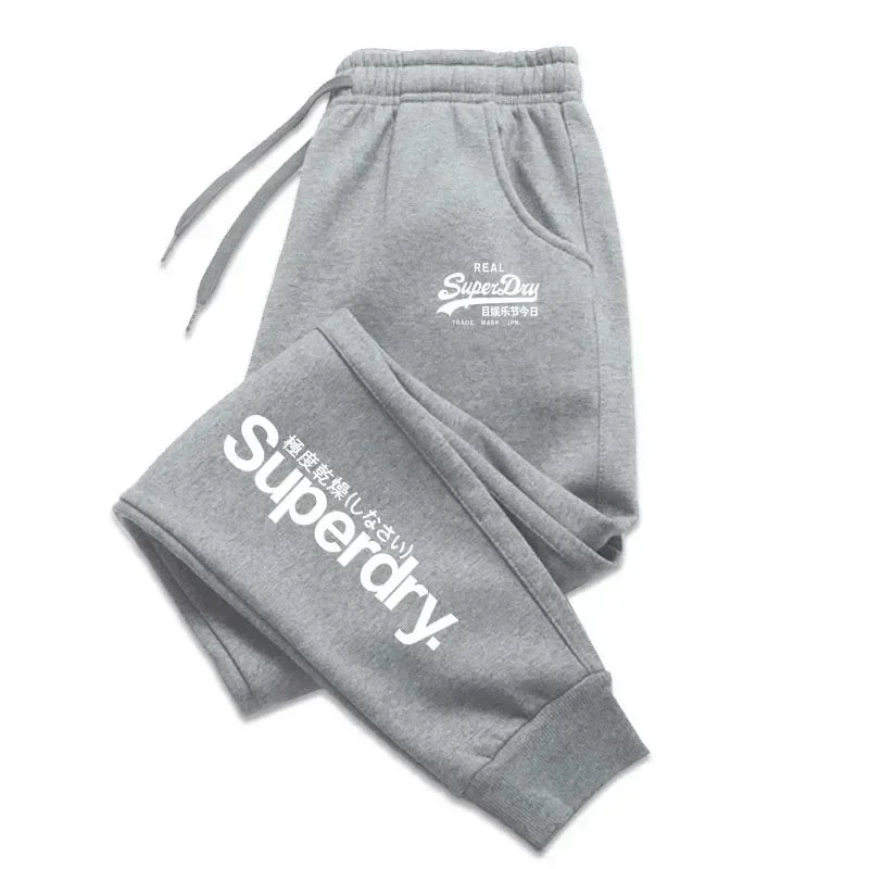 2024 New Men's Trousers Autumn Winter Casual Trousers Sports Jogging Pants Sweatpants Harajuku Fashion Trend Street Print Pants