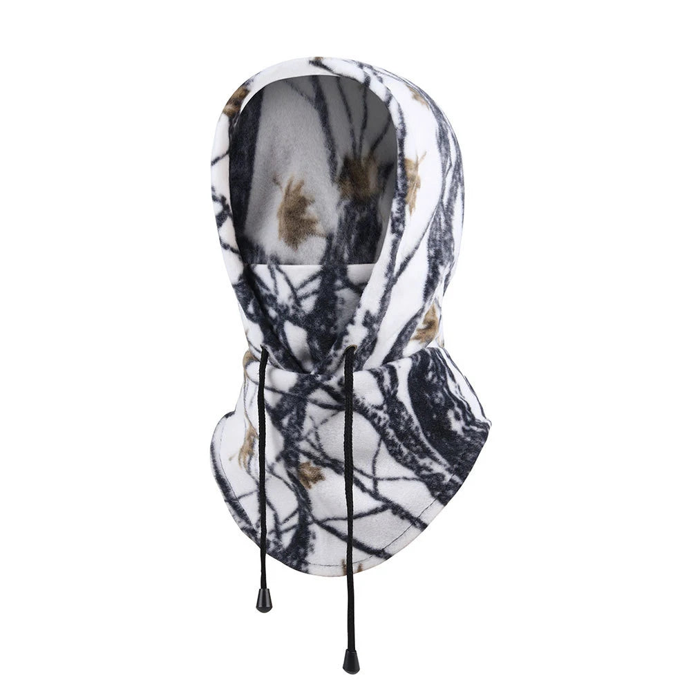 Winter Cycling Men Polar Fleece Warmer Beanies Women Camouflage Full Face Mask Thickened Helmet Liner Sport Ski Balaclava Cap