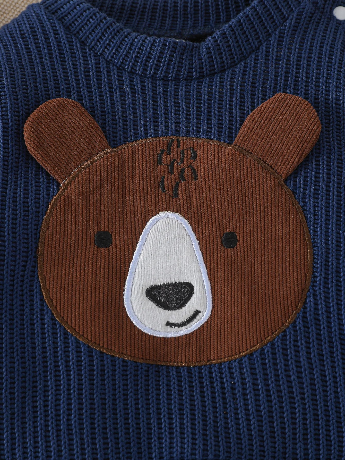 Baby Boys Long Sleeve 3M-3Y Cute Cartoon Bear Sweater For Spring/ Fall Outwear Clothing