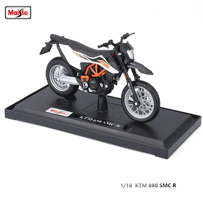 Maisto 1:18 Kakawasaki NINJA H2R KTM RC 390 YZF-R1 Naked V4 S YAMAHA MT-07 2018 Alloy Motorcycle Model Collection Gift Toy