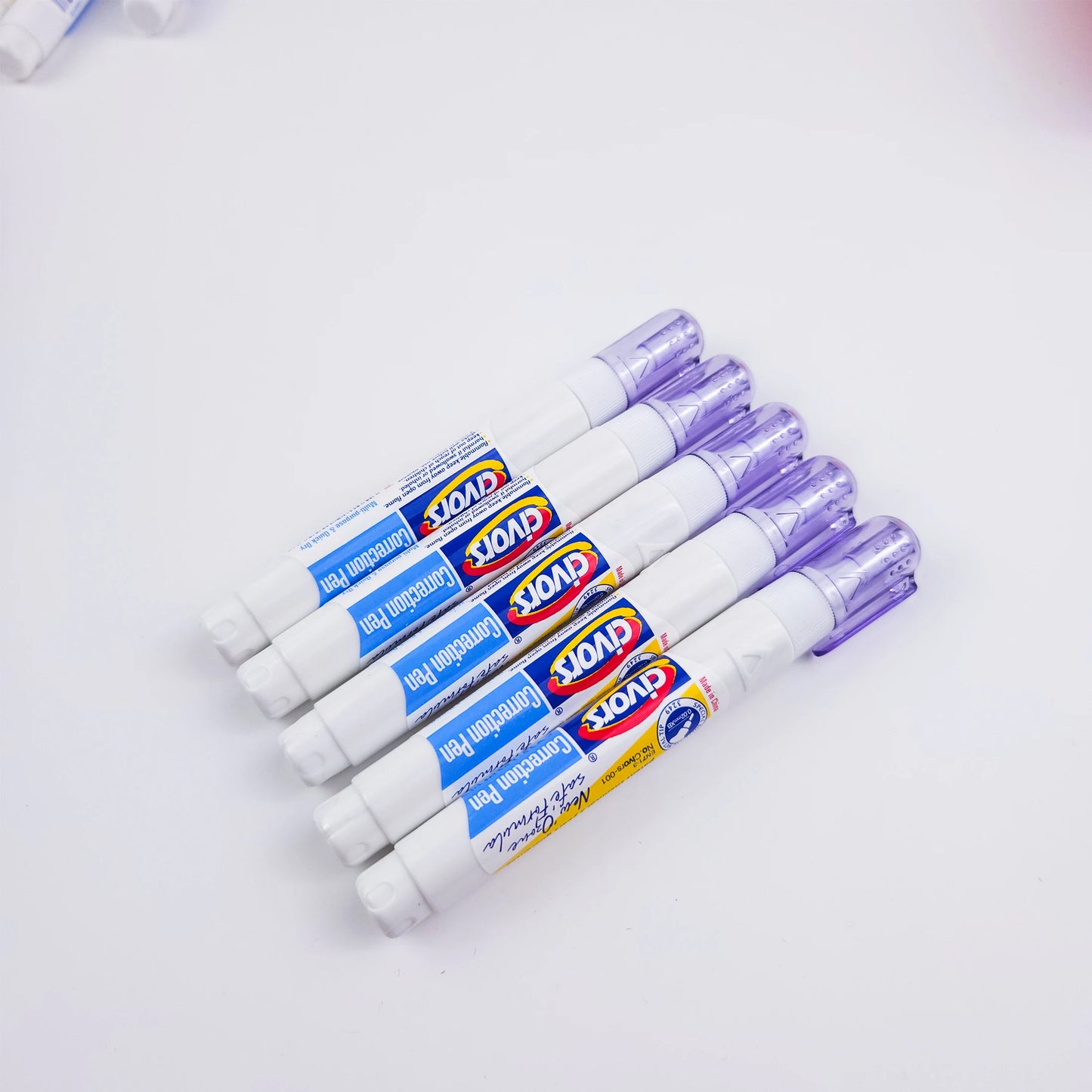 4 sale Wholesale Metal Headed Error Correction Fluid Pen for Student stationery, quick drying Volume 10ml, Metal tip 0.02mm