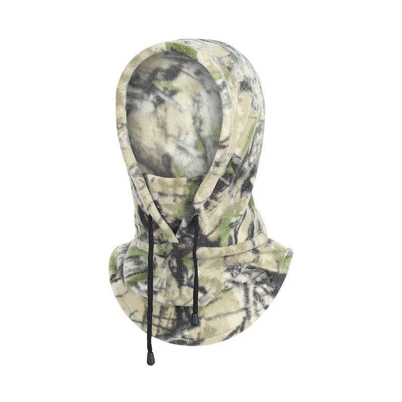Winter Cycling Men Polar Fleece Warmer Beanies Women Camouflage Full Face Mask Thickened Helmet Liner Sport Ski Balaclava Cap