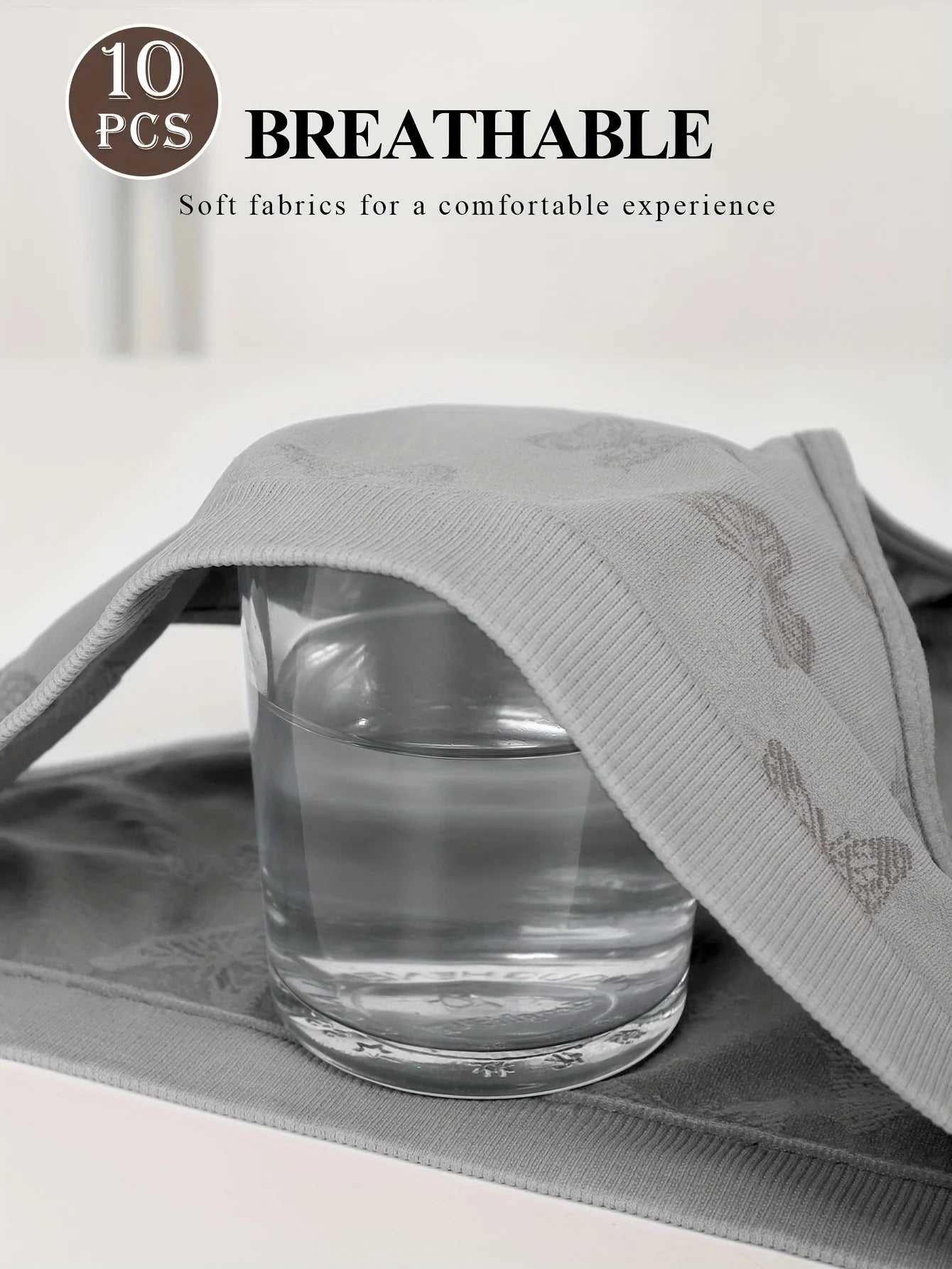 10pcs Ladies Panties Butterfly Shape Comfortable Soft Triangle Panties Hip Lifting Breathable Comfortable Fit