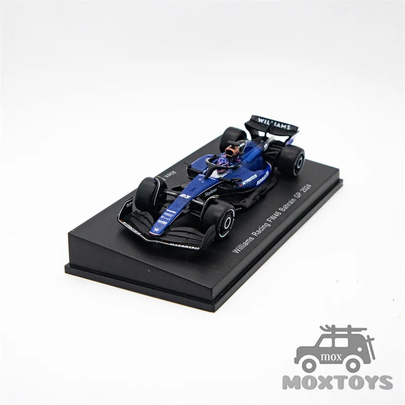 Spark 1:64 Williams Racing FW46 No.2 Logan Sargeant / No.23 Alex Albon 2024 Model Car