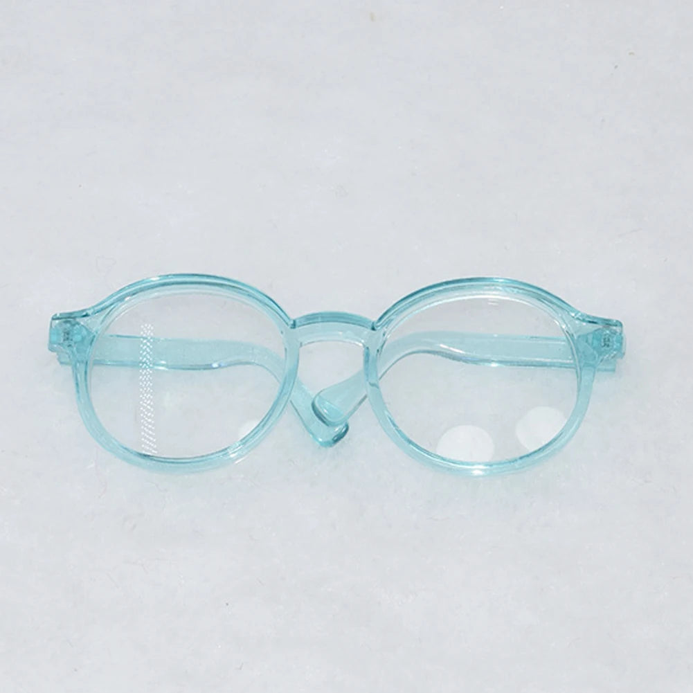 【Labubu Glasses】1pc*6.5cm Multiple Colors Glasses For Cotton Doll Accessories Labubu Accessories