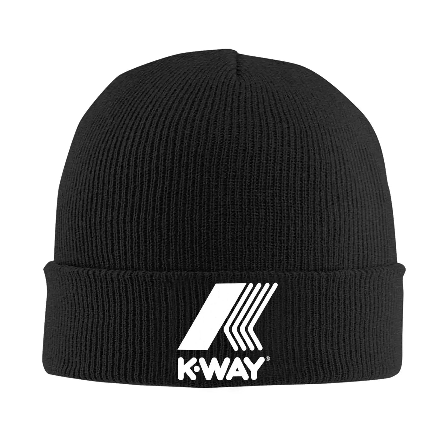 K-Ways Logo Knitted Hat Beanies Autumn Winter Hat Warm Acrylic Street French Brand Cap for Men Women Gift