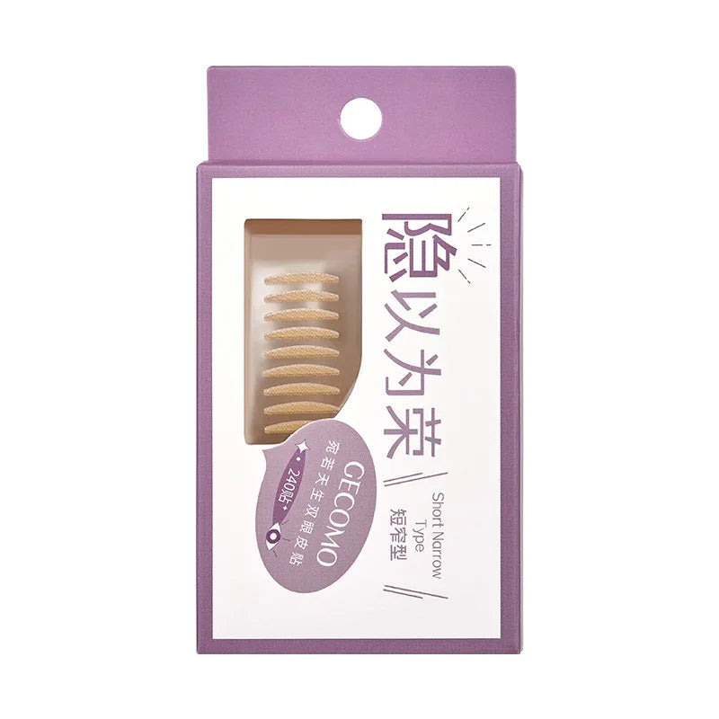240 PCS Double Eyelid Stickers Natural Invisible And Long-lasting Shaping Big Eye Beauty Tapes For Single Eyelid Person