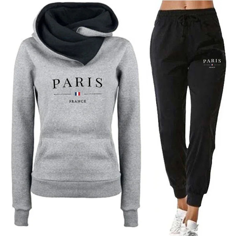 Simplicity Women's Tracksuit Long Sleeve Fashion Women's Clothing Sweatpants Pullover Sports Outdoor Casual