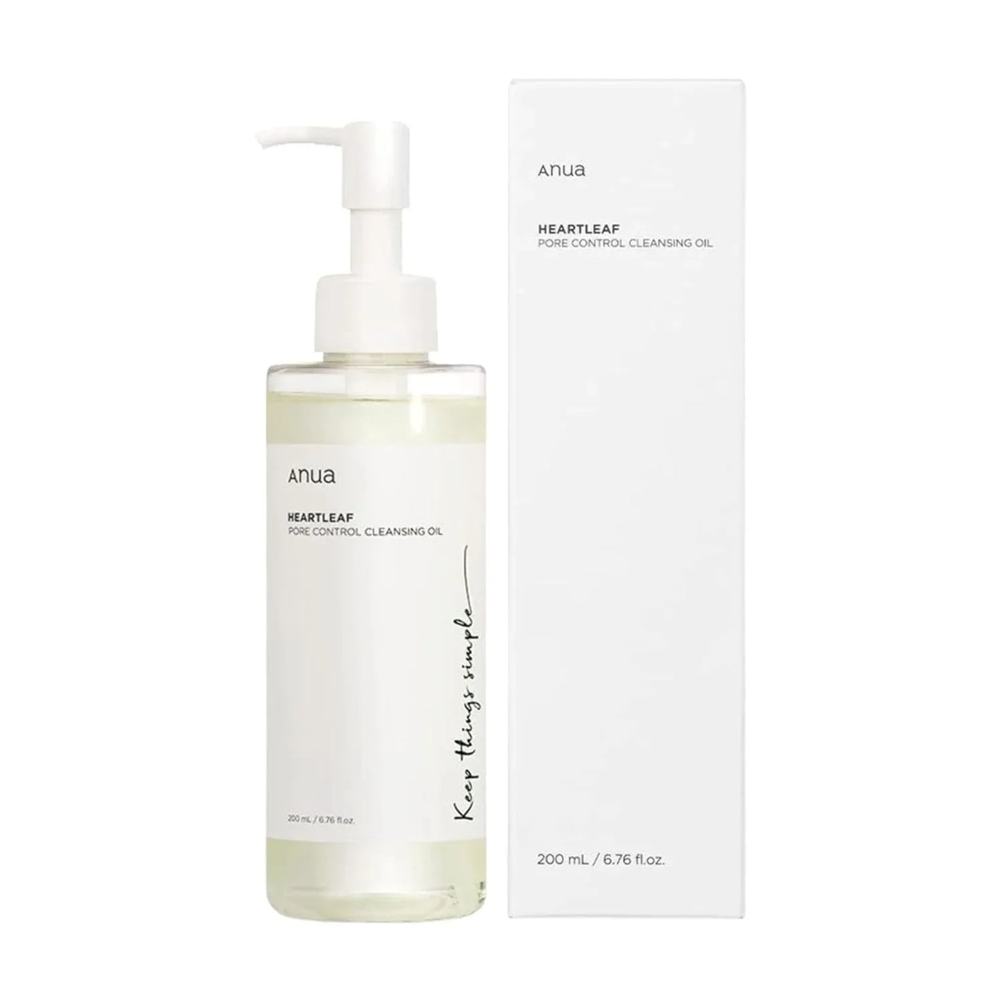 Anua Heartleaf Pore Control Cleansing Oil Deep Clean Make Up Remover And Blackheads Removal 200ML anua skin care product