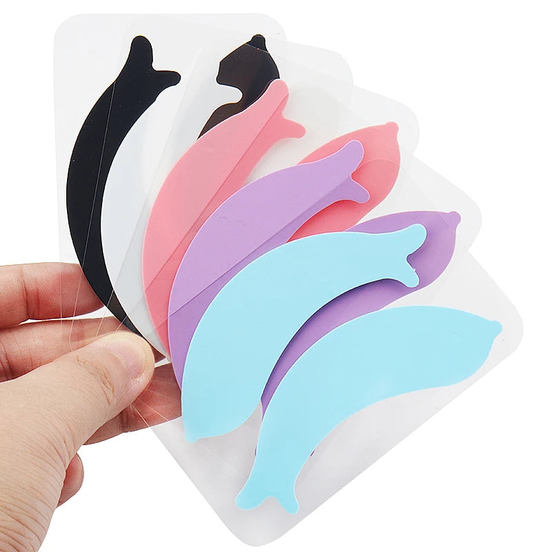 1 Pairs Eyelash Lifting Silicone Stripe Soft Lashlift Curlers Pads Eye Lash Extension Perm Ribbon Sticky Tape Patch Makeup Tools