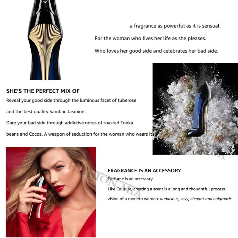 Good Girl Eau de Perfume For Women Ladies Spray Bottle Cologne Floral Spray Fashion Female Fragrance