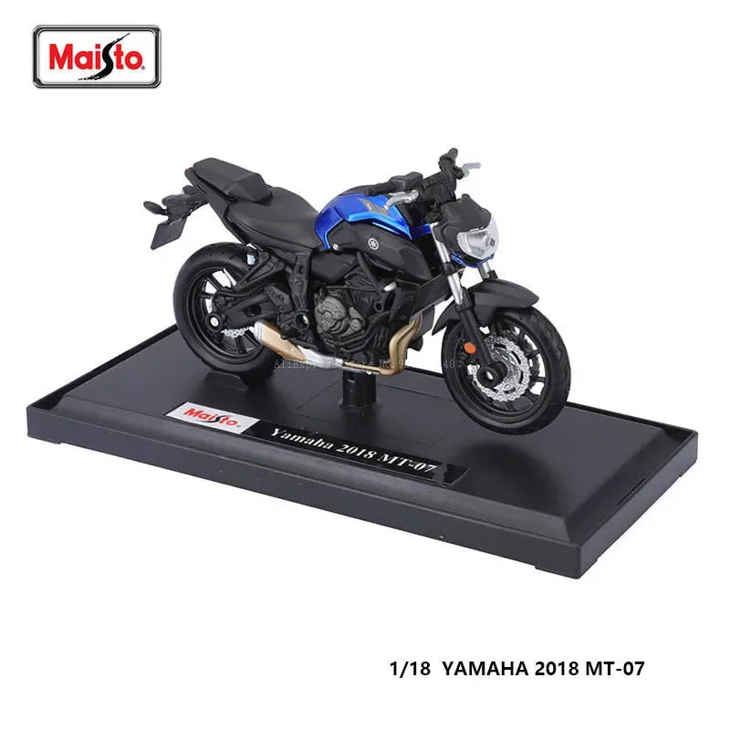 Maisto 1:18 Kakawasaki NINJA H2R KTM RC 390 YZF-R1 Naked V4 S YAMAHA MT-07 2018 Alloy Motorcycle Model Collection Gift Toy