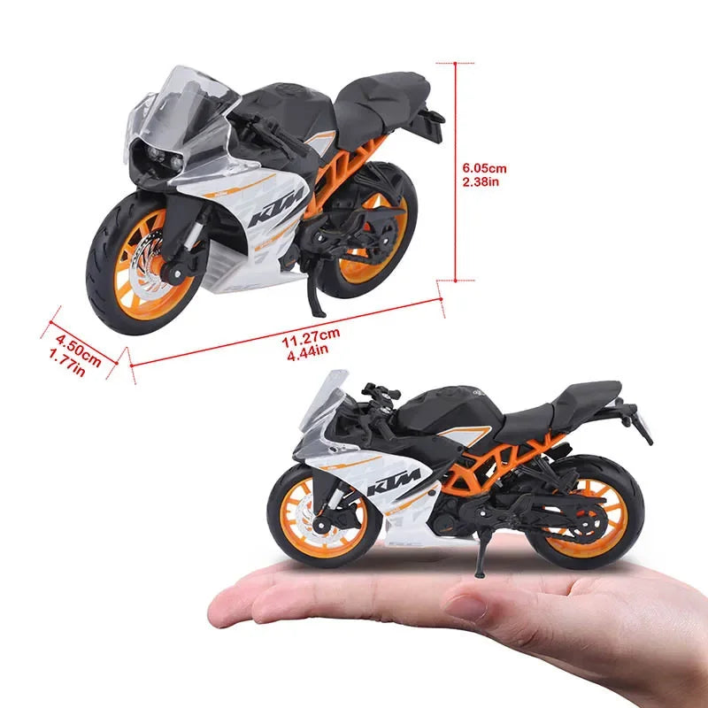Maisto 1:18 Kakawasaki NINJA H2R KTM RC 390 YZF-R1 Naked V4 S YAMAHA MT-07 2018 Alloy Motorcycle Model Collection Gift Toy