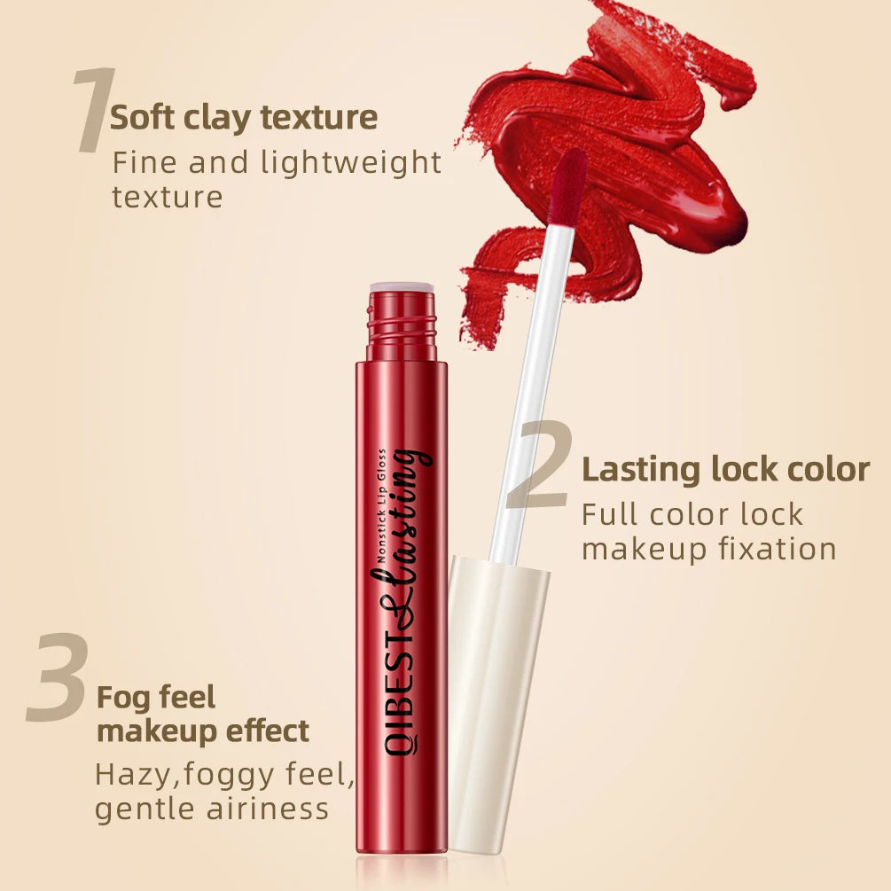 12 non-stick cup lip glaze set velvet matte mist liquid lipstick waterproof
