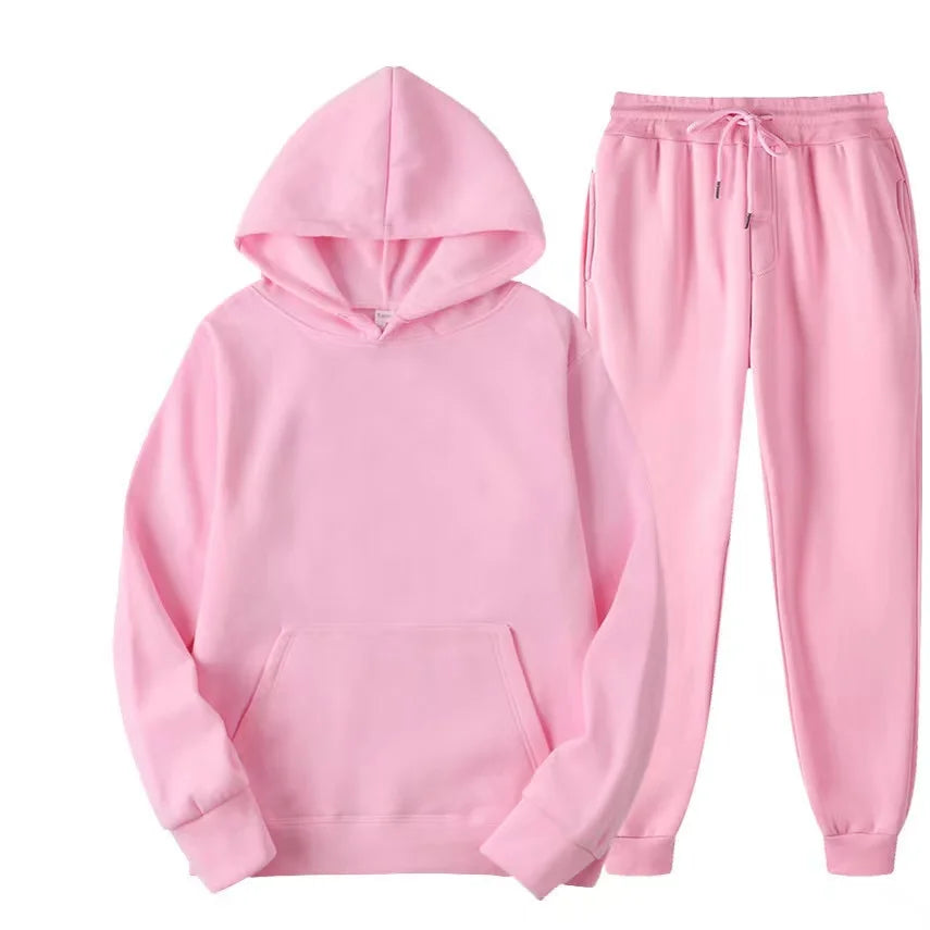 2025 Womens Sets Hoodies Pants Autumn Winter Hooded Sweatshirt Sweatpants Hoodie Pant Hoody Pullover Female Suit