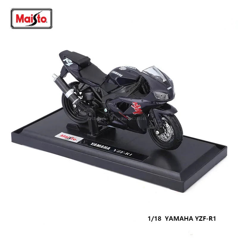 Maisto 1:18 Kakawasaki NINJA H2R KTM RC 390 YZF-R1 Naked V4 S YAMAHA MT-07 2018 Alloy Motorcycle Model Collection Gift Toy