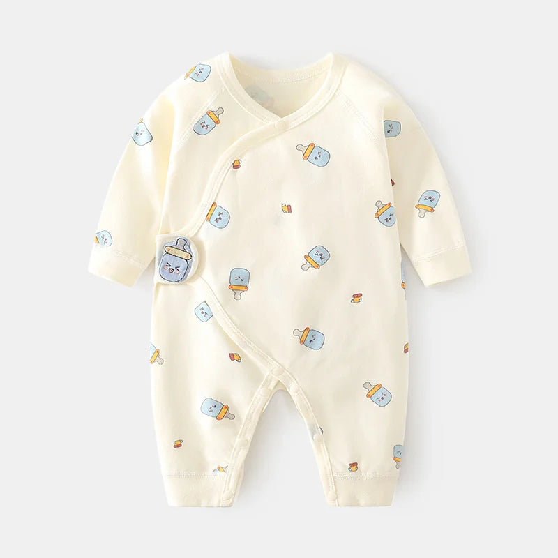 New Infant Baby Rompers For Girls Boys Print Cute Soft Newborn Jumpsuit Cotton New born Boy Girl Clothes Spring Romper Clothing