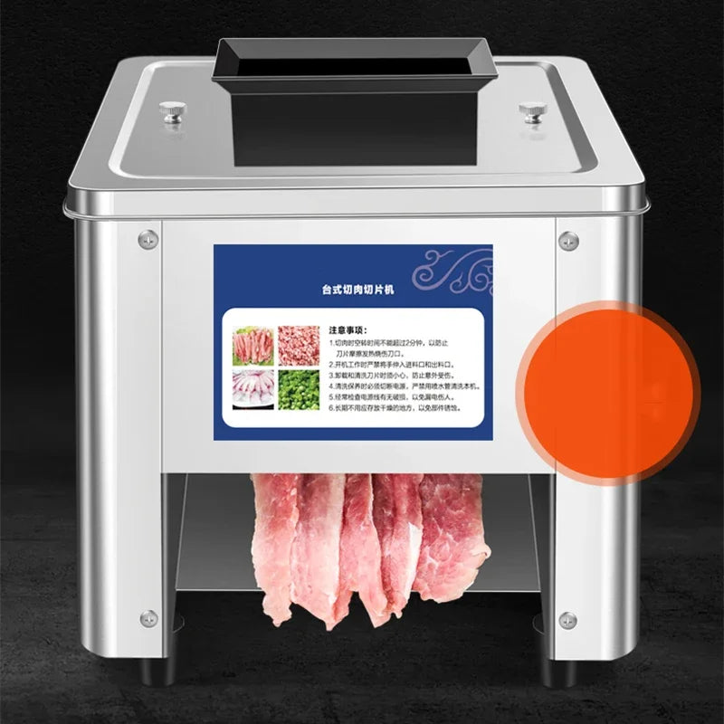 2.5/3.5/5/7/10/15/21MM Electric Meat Slicer Commercial Household Grinder Automatic Fish Cutter Fillet Shredded 150KG/H 850W
