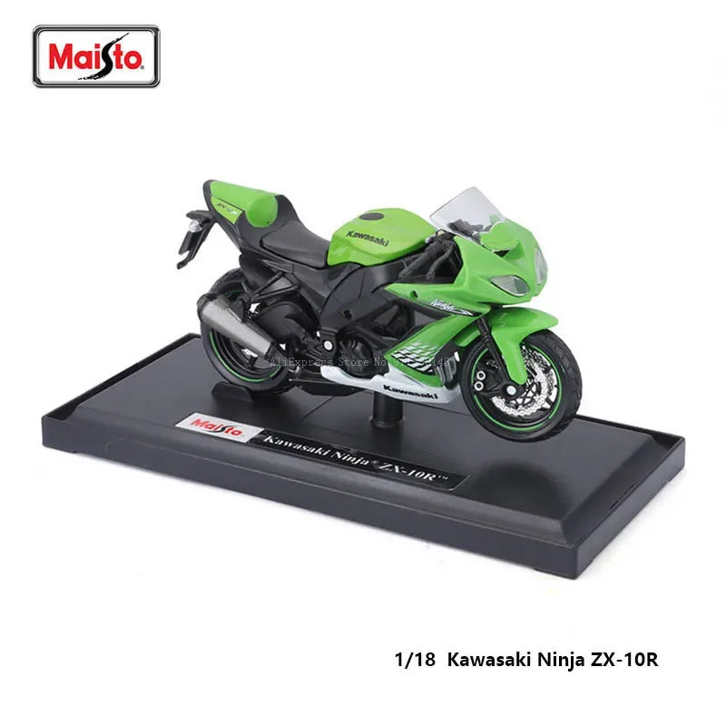 Maisto 1:18 Kakawasaki NINJA H2R KTM RC 390 YZF-R1 Naked V4 S YAMAHA MT-07 2018 Alloy Motorcycle Model Collection Gift Toy