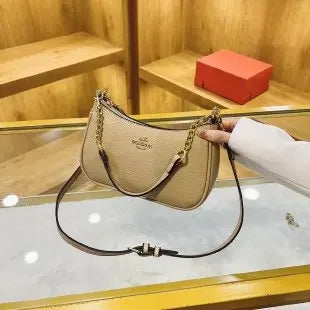New Fashion Luxury Design Leather Hobo Shoulder Bag Women Small Clutch Handbag Purse Female Underarm Bag