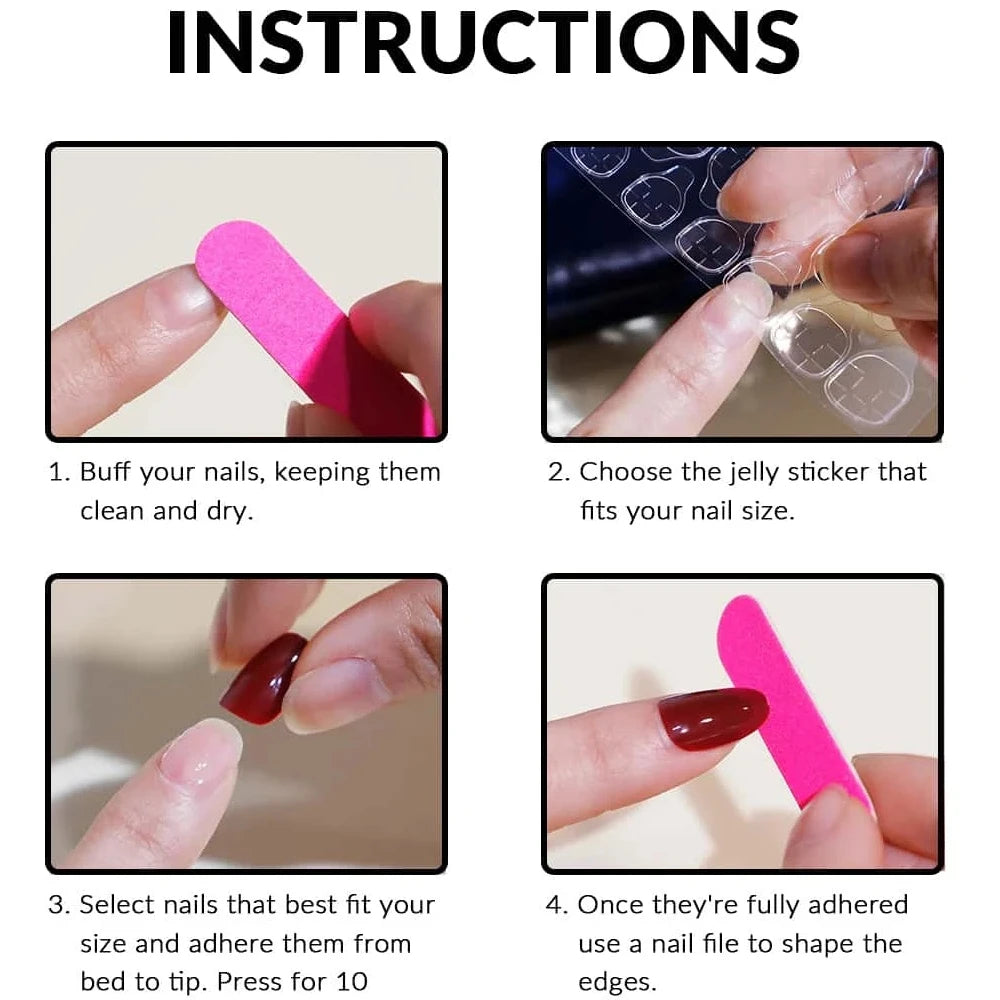 Elevate Your Style With 24pcs Long Coffin White Flame Full Cover Fake Nail Set - Medium Ballerina Rose Flame Press On Nails Des