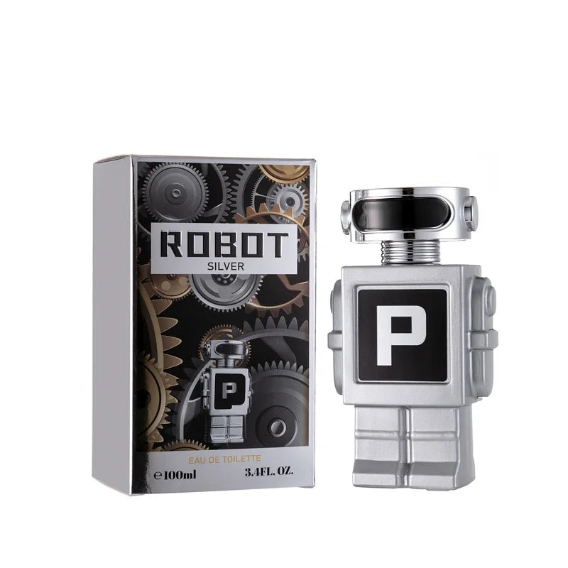 50/100ml Robot Men's Perfume Lasting Fragrance Light Fragrance Fresh Wood Tone Deodorant Enhance Male Charm Dragon Ocean Scent
