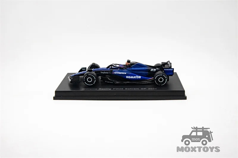 Spark 1:64 Williams Racing FW46 No.2 Logan Sargeant / No.23 Alex Albon 2024 Model Car