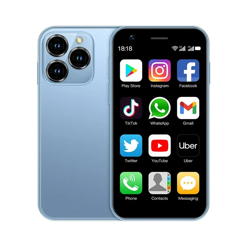 SOYES XS15 Smart Phone Mini Phone Android8.1 3.0 Inch Display 2GB RAM 16GB ROM Dual SIM Standby Play Store 3G Little PhoneSOYES