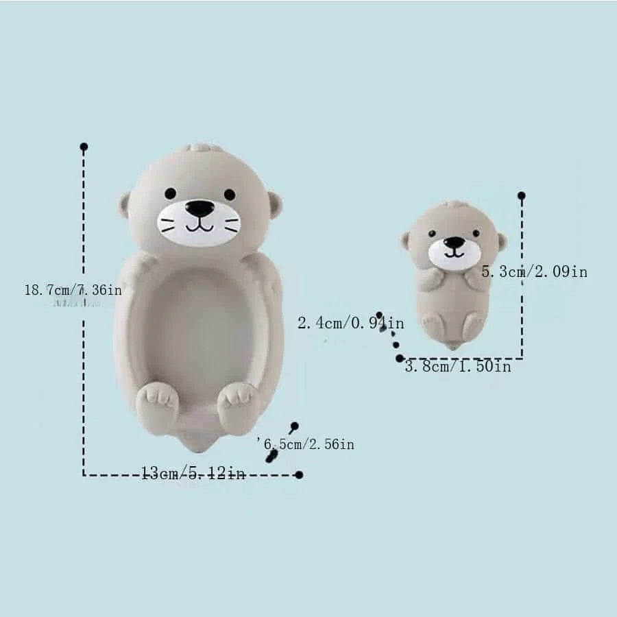 1pc children's floating animal otter sealed floating water play toy