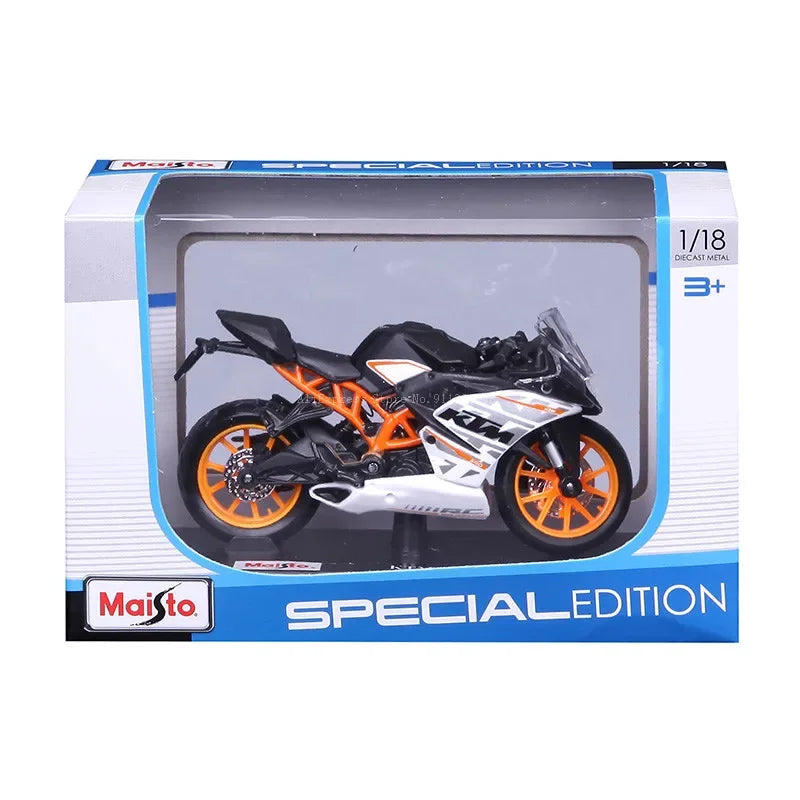 Maisto 1:18 Kakawasaki NINJA H2R KTM RC 390 YZF-R1 Naked V4 S YAMAHA MT-07 2018 Alloy Motorcycle Model Collection Gift Toy