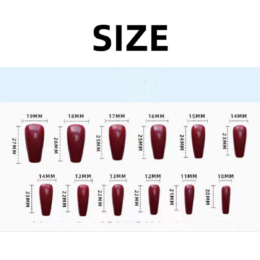 24PCS/Box White Powder Flower Spice girl French Water Pipe Nail Drill Butterfly Pearl Nail Patch Nail DIY Nail