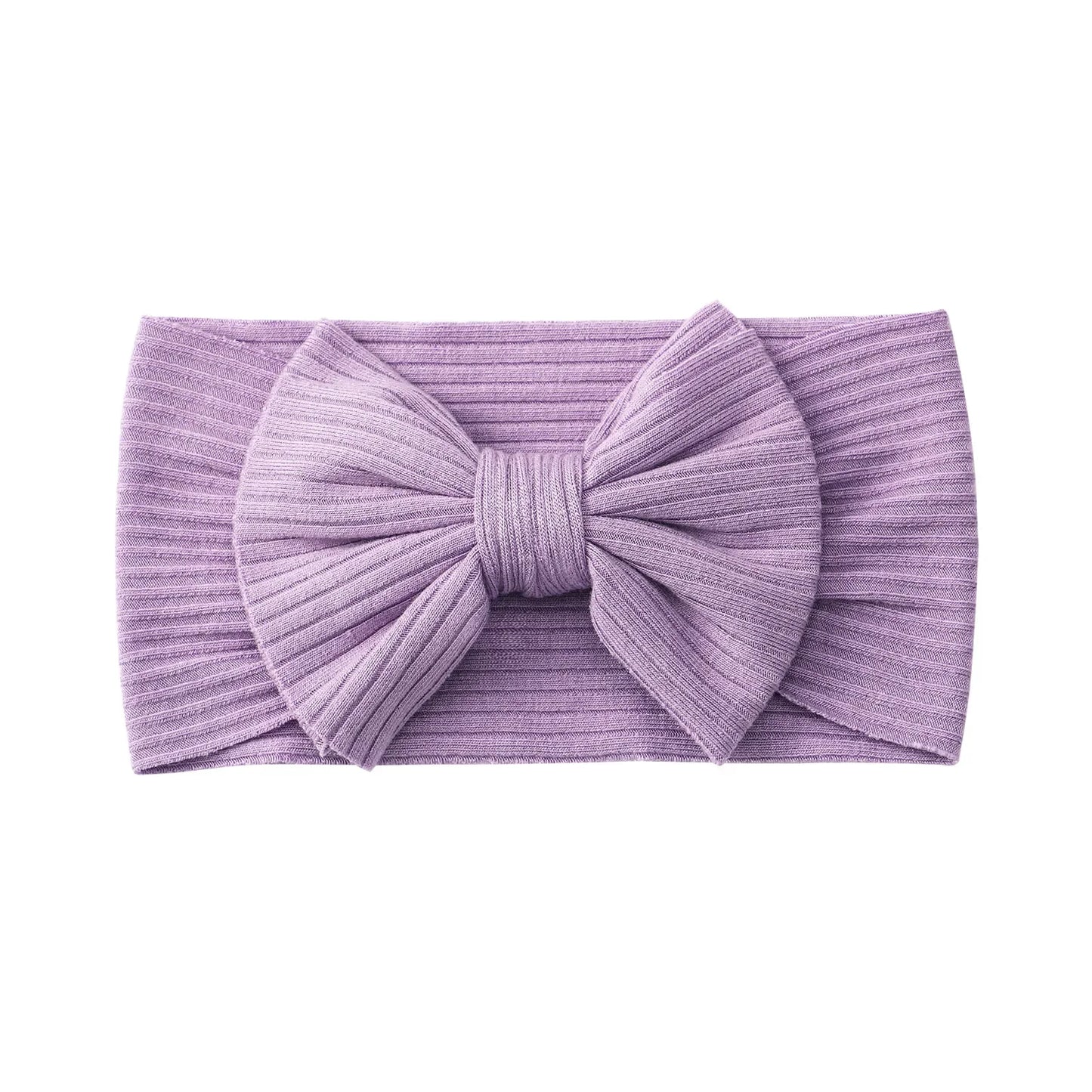 Candy Color Knit Baby Headbands Rib Bow Elastic Soft Newborn Headbands for Baby Girl Children Turban Infant Kids Accessories