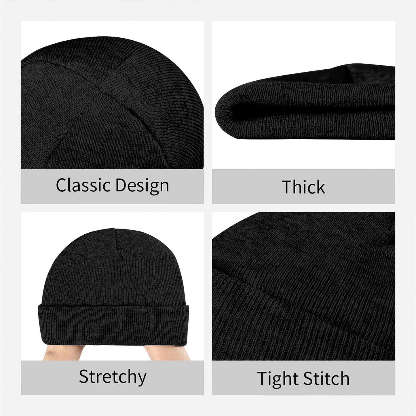 K-Ways Logo Knitted Hat Beanies Autumn Winter Hat Warm Acrylic Street French Brand Cap for Men Women Gift
