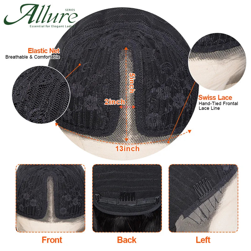 Deep Wave Lace Front Human Hair Wigs