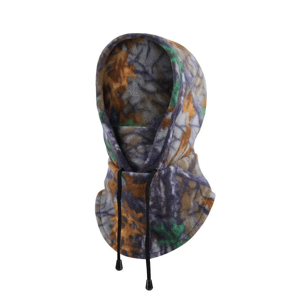Winter Cycling Men Polar Fleece Warmer Beanies Women Camouflage Full Face Mask Thickened Helmet Liner Sport Ski Balaclava Cap