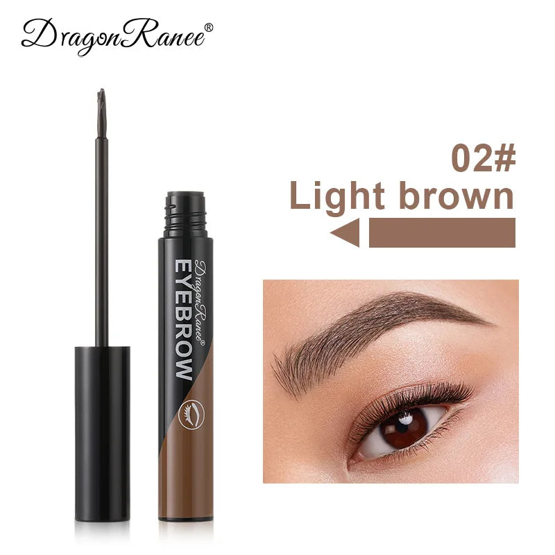 Peel-off Waterproof Tint Eyebrow Gel Makeup Long Lasting Eye Brow Enhancers Liquid Gel Tear Wear Easy Natural Brown Gray Tattoo