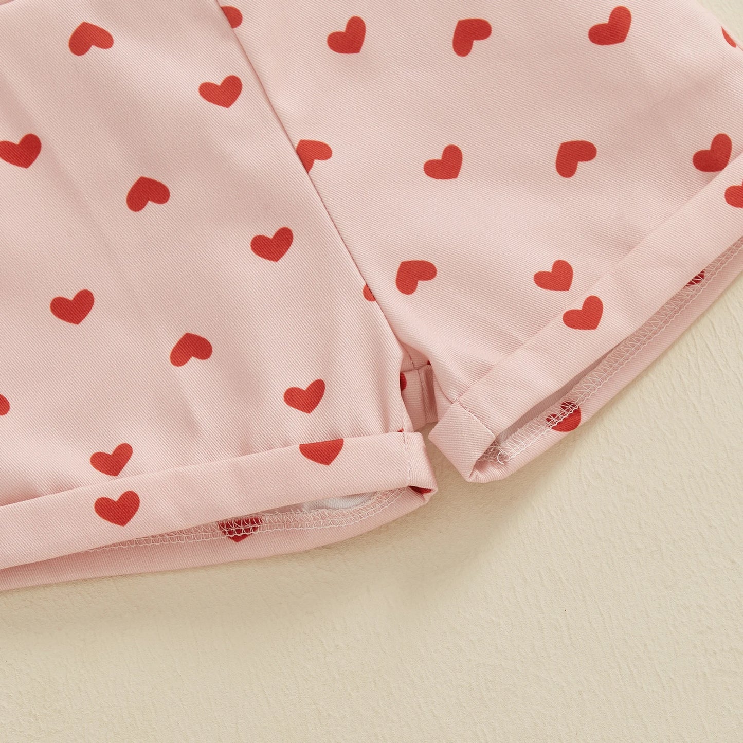 Sweet Kids Girls Suspender Jumpsuit Romper Princess Heart Print Letter Embroidery Toddler Overalls Shorts Playsuits