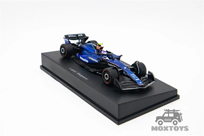 Spark 1:64 Williams Racing FW46 No.2 Logan Sargeant / No.23 Alex Albon 2024 Model Car