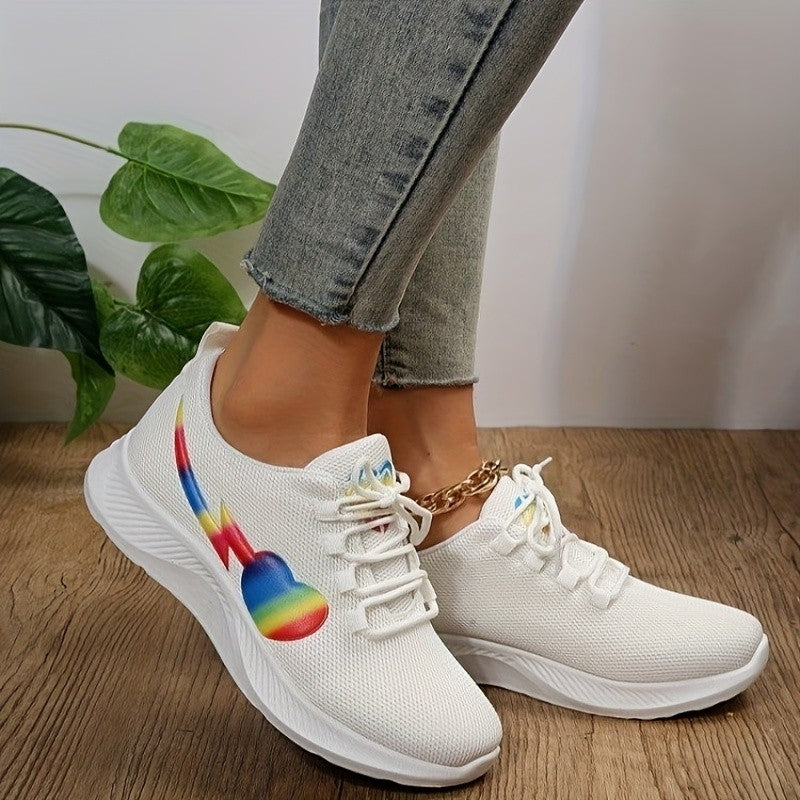 Mesh Lace-Up Sneakers