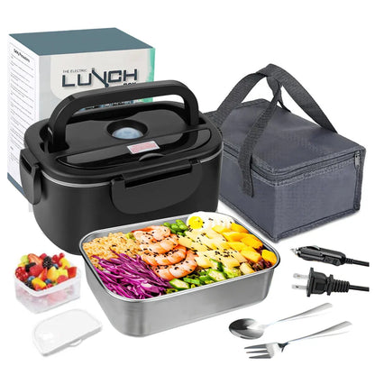 Portable Lunch Box Electric Heat Food Warmer Lunch Box Heating 60w 220v Lunch Box for Adults Work Men Kisd School Rechargeble