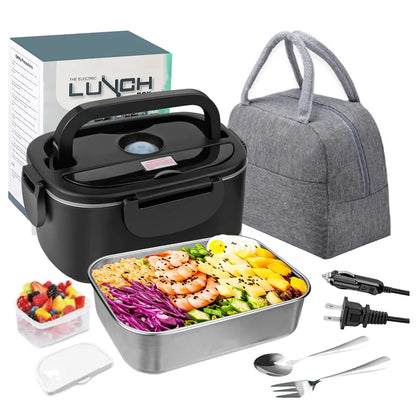 Portable Lunch Box Electric Heat Food Warmer Lunch Box Heating 60w 220v Lunch Box for Adults Work Men Kisd School Rechargeble