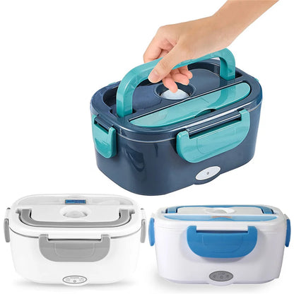 Portable Lunch Box Electric Heat Food Warmer Lunch Box Heating 60w 220v Lunch Box for Adults Work Men Kisd School Rechargeble