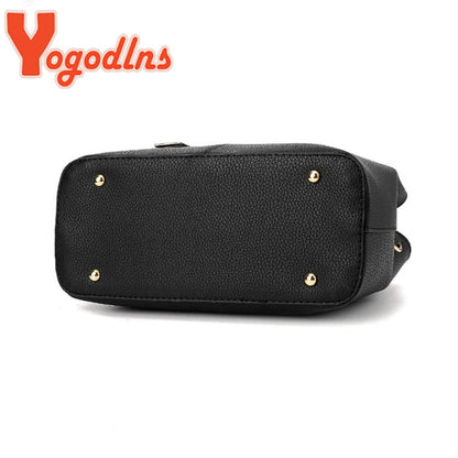 Yogodlns Famous Designer Brand Bags Women Leather Handbags New  Luxury Ladies Hand Bags Purse Fashion Shoulder Bags