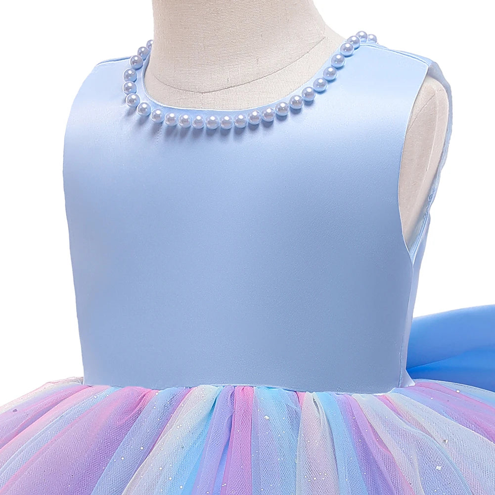 1st Year Birthday Dress Summer Newborn Baby Girls Dress For Baby Lace Dot Princess Dresse